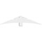 Ekena Millwork Davenport Architectural Grade PVC Gable Bracket, 72"W x 15"H x 4"D x 6"F, 5/12 Pitch GBP072X15X0406DAV00 - alternate 4